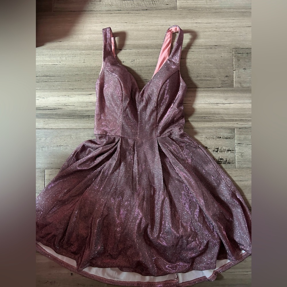 B. SMART women’s purple sparkly dress; size small!